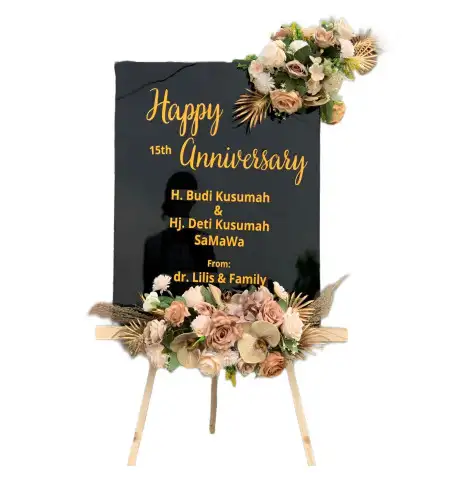 Papan Bunga Akrilik Woyla Timur